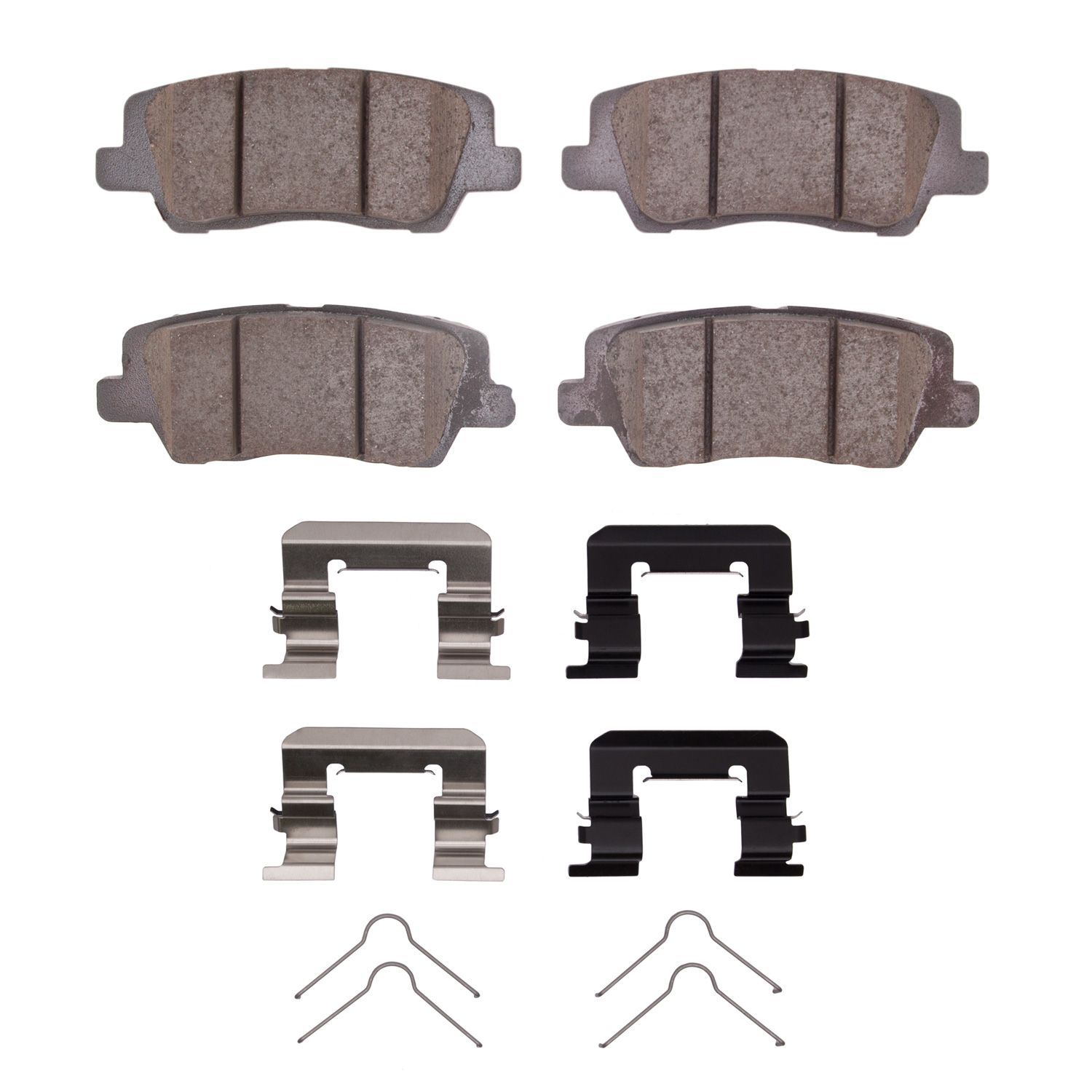 DFC HybriDynamic Brake Pads Hrdwr Kit Dynamic Friction Company 692-4000-1839-01