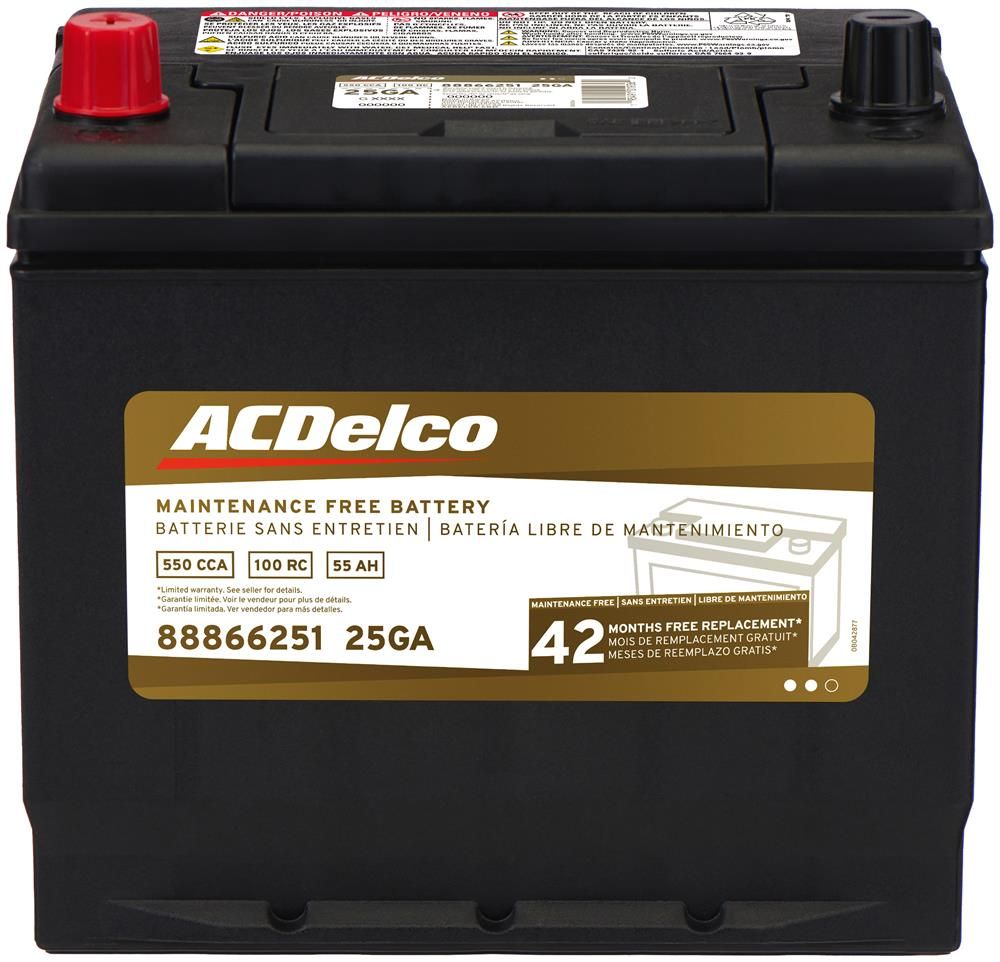 ACDelco 25GA for INFINITI QX4 2002 V6 3.5L 3498cc | 1-800-Battery