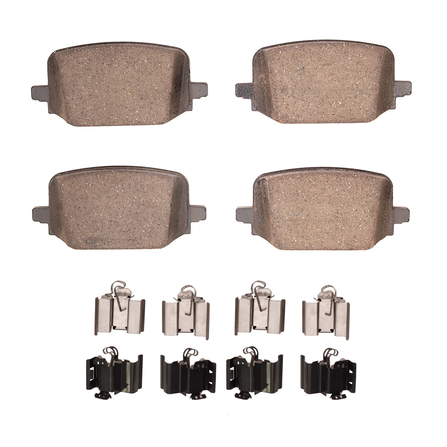 DFC HybriDynamic Brake Pads Hrdwr Kit Dynamic Friction Company 692-4000-2232-01