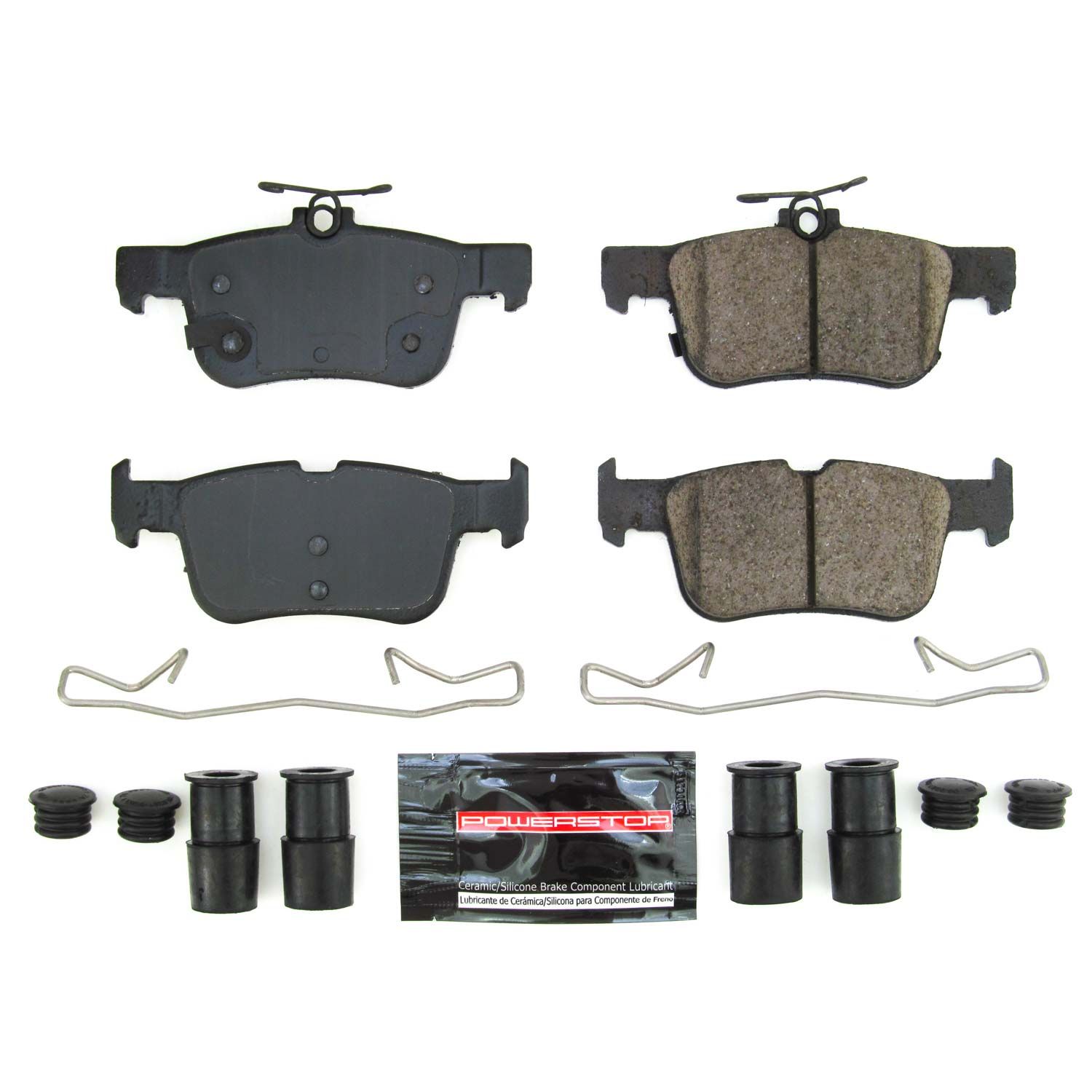 Z23 EVOLUTION SPORT CARBON-FIBER BRAKE PADS W/ HARDWARE Power Stop 218-Z23-1833A