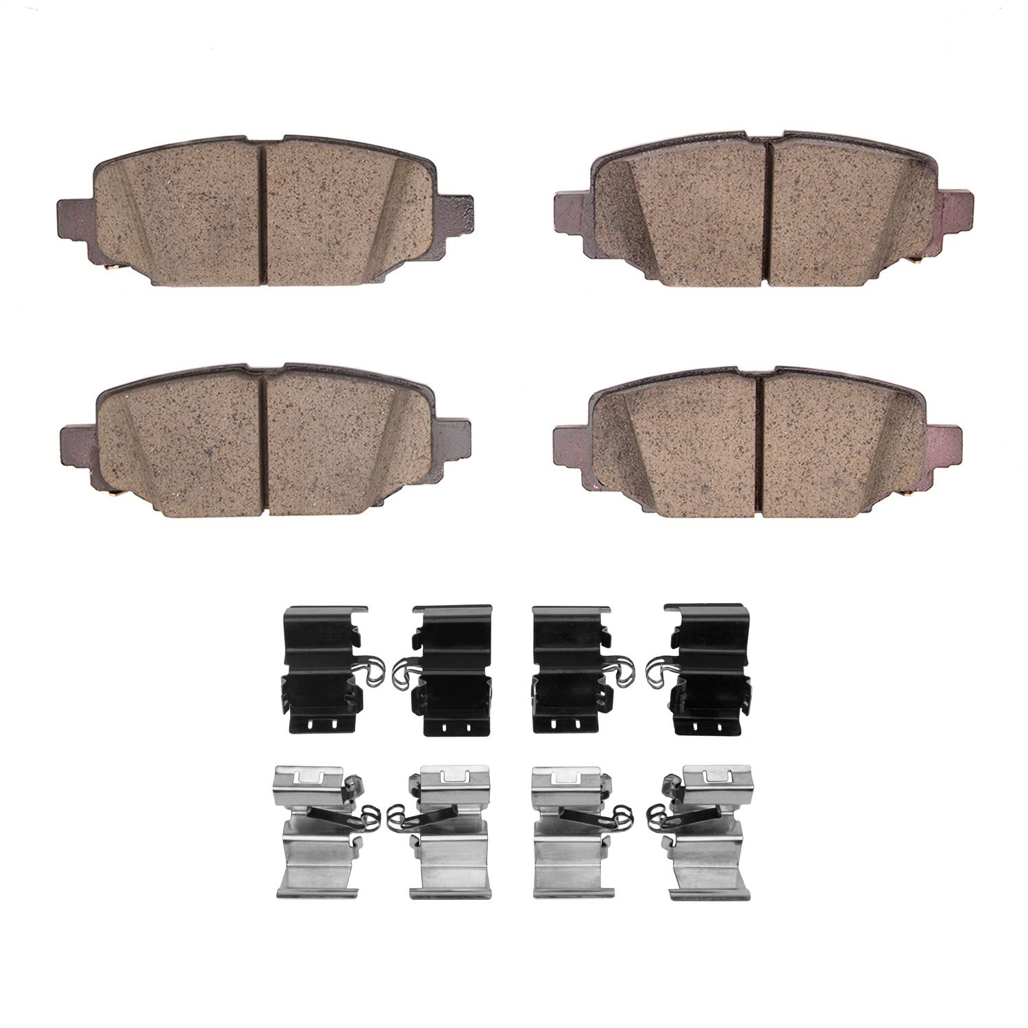 DFC HybriDynamic Brake Pads Hrdwr Kit Dynamic Friction Company 692-4000-2172-01