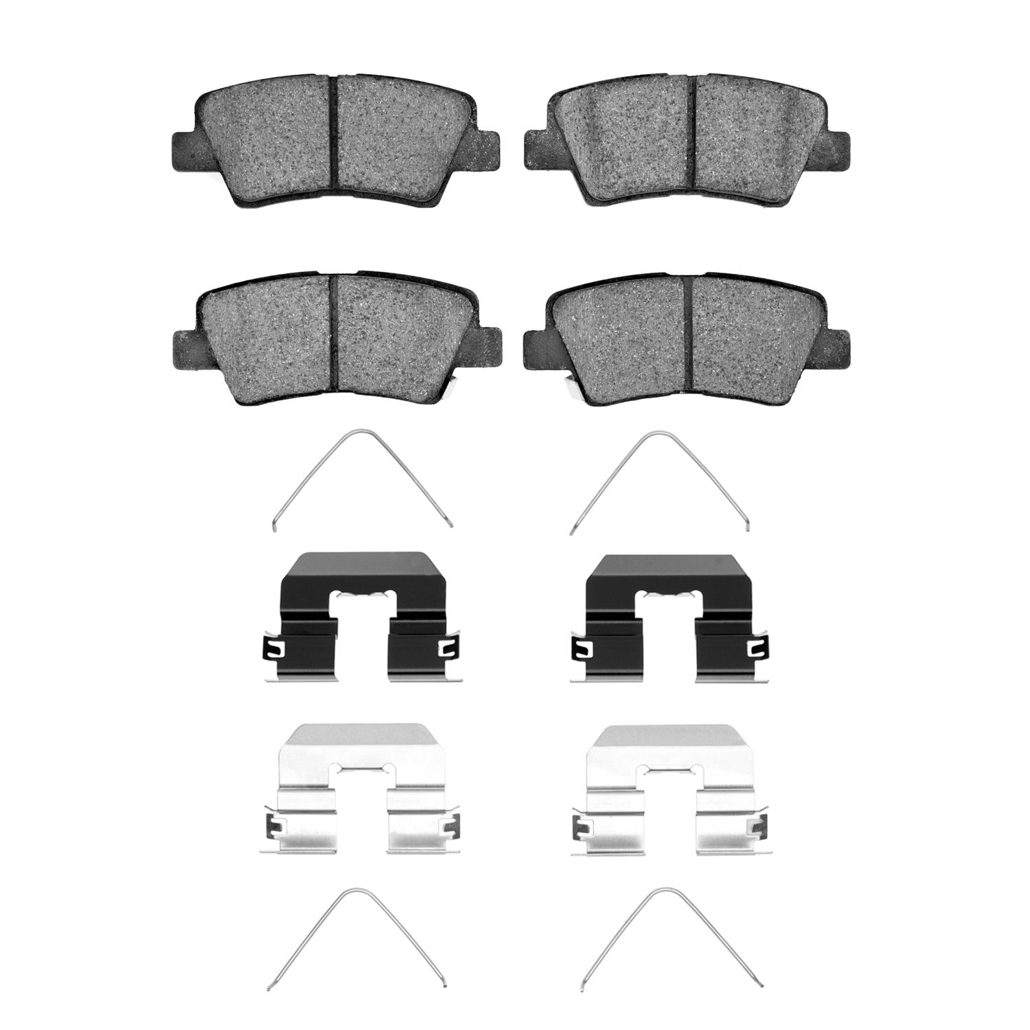 DFC HybriDynamic Brake Pads Hrdwr Kit Dynamic Friction Company 692-4000-1812-01