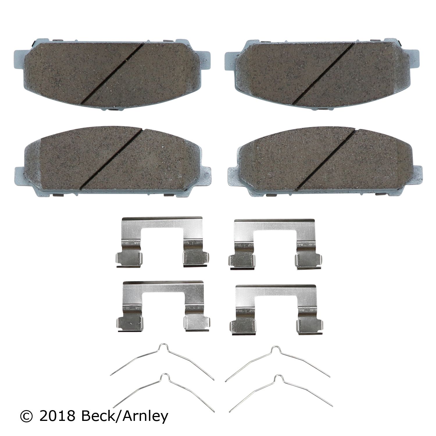 PREMIUM ASM PADS W / HARDWARE Beck/Arnley 517-085-7017