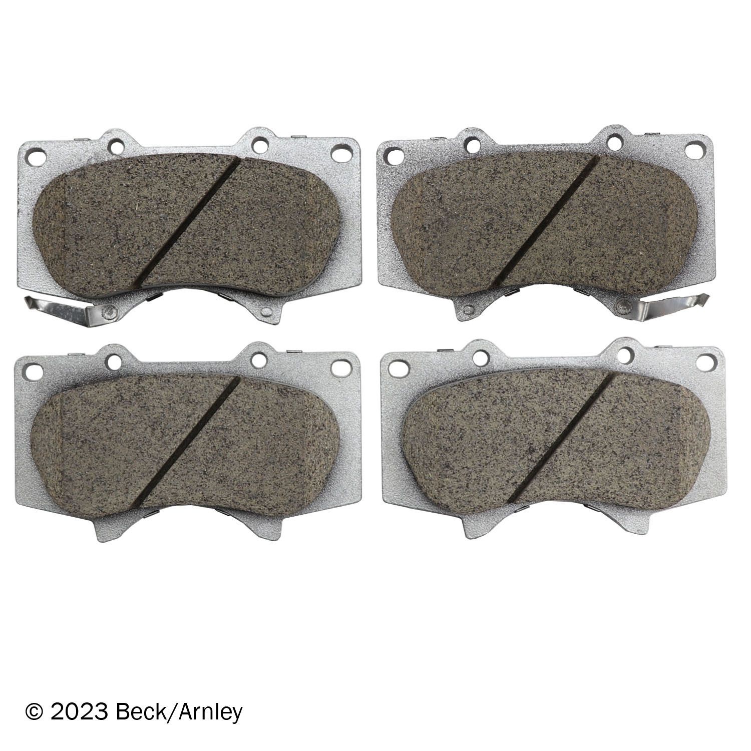 PREMIUM ASM BRAKE PADS Beck/Arnley 517-085-1678