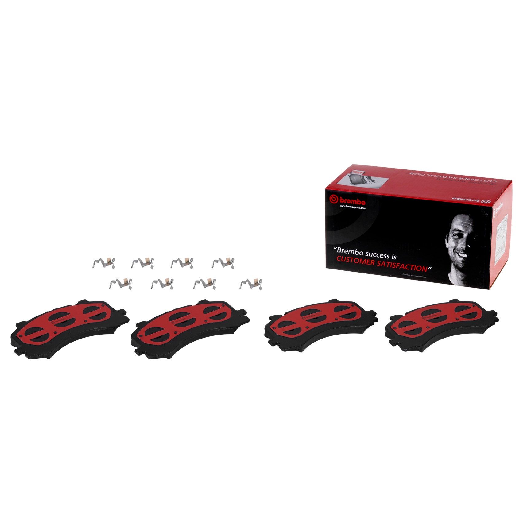 Premium NAO Ceramic OE Equivalent Pad Brembo 205-P85170N