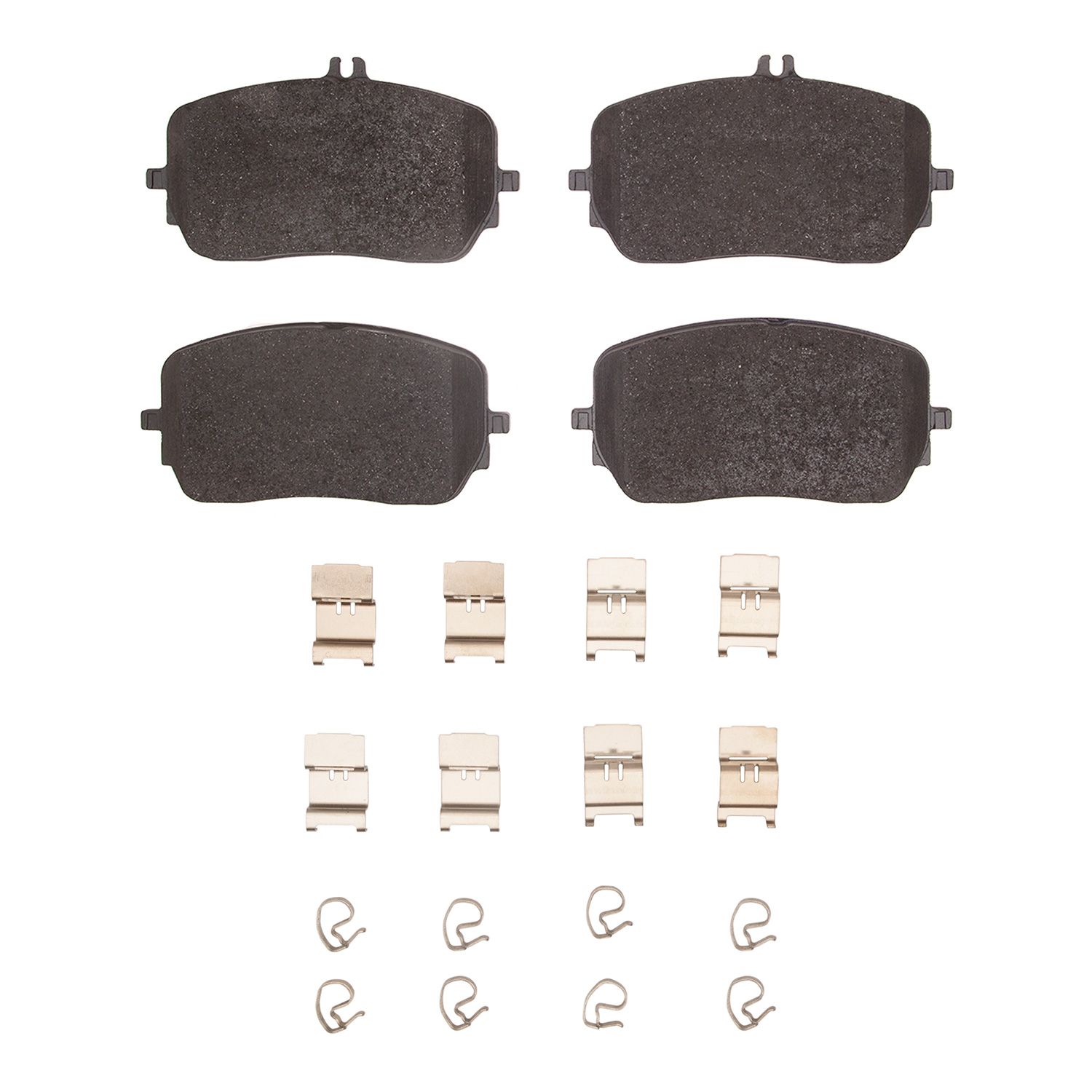 DFC 5000 Advanced Brake Pads - Low Metallic and Hardware Kit Dynamic Friction Company 692-1552-2237-01