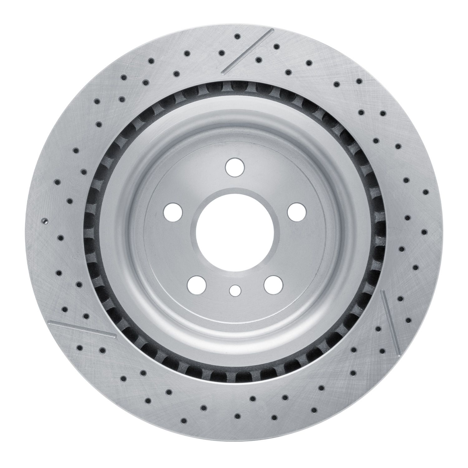 Disc Brake Rotor - Drilled and Slotted Dynamic Friction Company 692-630-63141