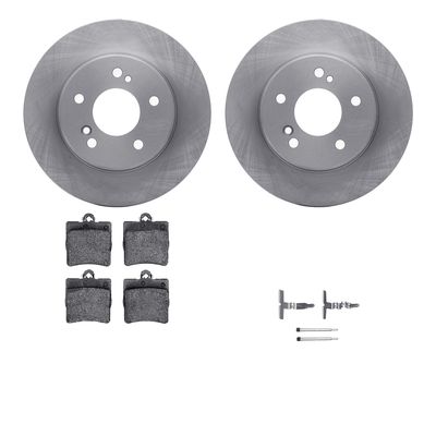 Dynamic Friction Company 6312-63070 Disc Brake Pad and Rotor / Drum Brake Shoe and Drum Kit