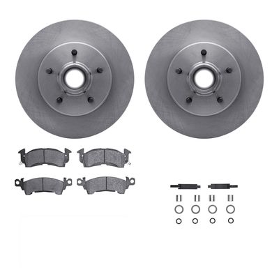 Dynamic Friction Company 6312-51001 Disc Brake Pad and Rotor / Drum Brake Shoe and Drum Kit