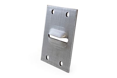 Crossmember Clip, 4" x 5", Mounting Holes