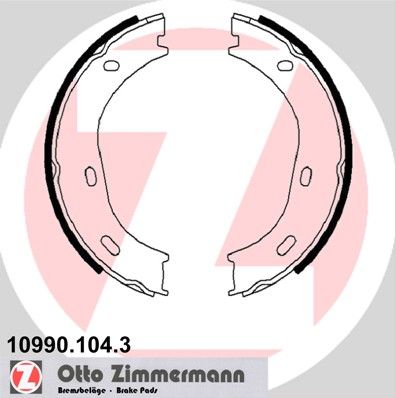 Zimmermann 10990.104.3 Parking Brake Shoe Set