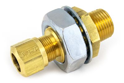 One-Piece Terminal Bolt, Brass, 2.44", .55" x 1.46" Steel Nut