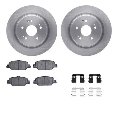 Dynamic Friction Company 6312-58034 Disc Brake Pad and Rotor / Drum Brake Shoe and Drum Kit