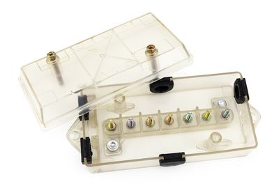 Clear Junction Box, 7-Terminal