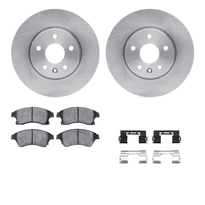 Dynamic Friction Company 6312-47066 Disc Brake Pad and Rotor / Drum Brake Shoe and Drum Kit