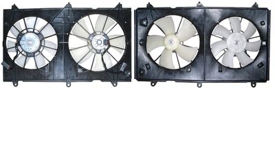 APDI 6019116 Dual Radiator and Condenser Fan Assembly