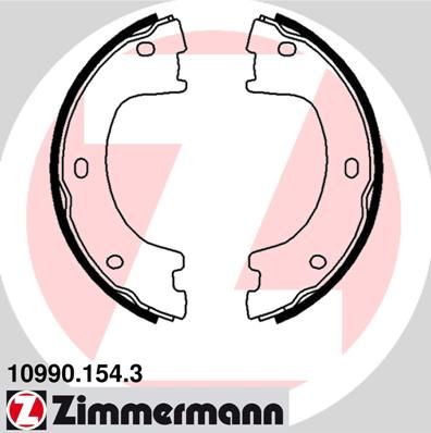 Zimmermann 10990.154.3 Parking Brake Shoe Set