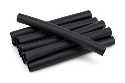 Dual-Wall Heat Shrink Tube, 6", 1/2" I.D., Black, 8-4