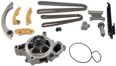 Melling 3-4201SXHWP Engine Timing Chain Kit with Water Pump