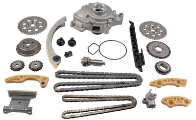 Melling 3-4201SHWP Engine Timing Chain Kit with Water Pump