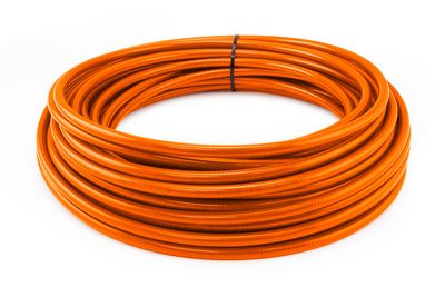 1/2" Nylon Tubing, Orange, 100ft