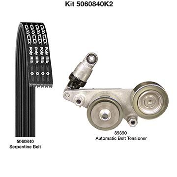 Dayco 5060840K2 Serpentine Belt Drive Component Kit