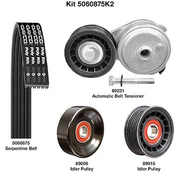 Dayco 5060875K2 Serpentine Belt Drive Component Kit