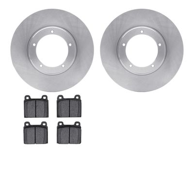 Dynamic Friction Company 6302-02004 Disc Brake Pad and Rotor / Drum Brake Shoe and Drum Kit