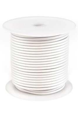Primary Wire, 1 COND, AWG 14, White, 100'