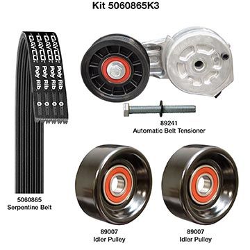 Dayco 5060865K3 Serpentine Belt Drive Component Kit