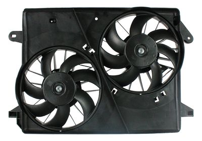 APDI 6015103 Dual Radiator and Condenser Fan Assembly