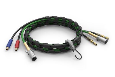 3-in-1 Wrap with Black Hose, 12', SureGrip Handle, ABS Green Jacket & Zinc Plugs