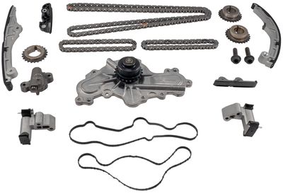 Melling 3-1047SHWP Engine Timing Chain Kit with Water Pump