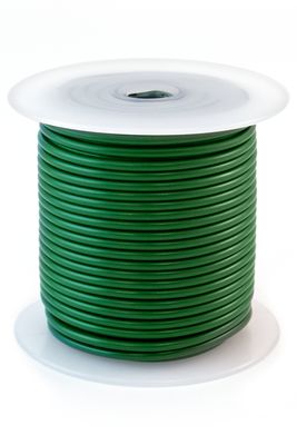 Primary Wire, 1 COND, AWG 14, Green, 100'