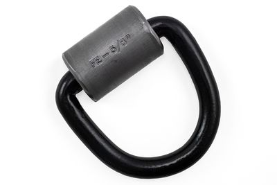 Tie Down D-Ring with Cast Weld-on Clip, 5/8", 3" x 3" I.D.