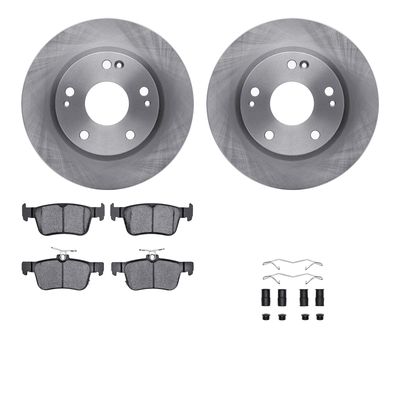 Dynamic Friction Company 6312-59107 Disc Brake Pad and Rotor / Drum Brake Shoe and Drum Kit