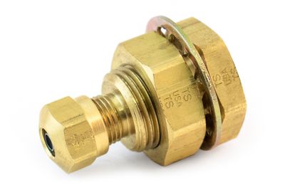 One-Piece Terminal Bolt, Brass, 1.27", .37" x 1.1" Brass Nut