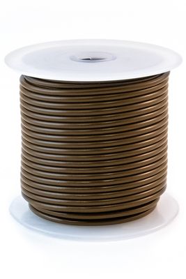 Primary Wire, 1 COND, AWG 14, Brown, 100'