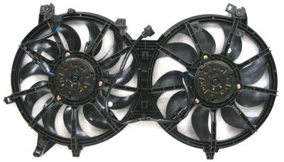 APDI 6036104 Dual Radiator and Condenser Fan Assembly