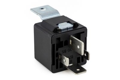 Relay Kit, Heavy Duty, 12 Voltage, 70 AMP Rating, 4 Terminals, Mounting Tab