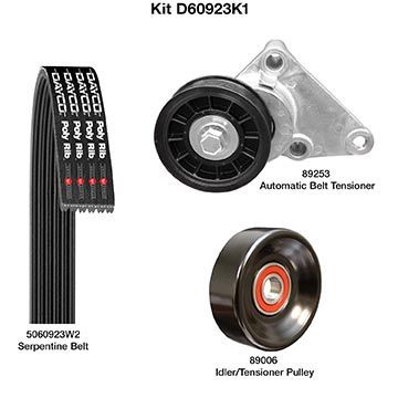 Dayco D60923K1 Serpentine Belt Drive Component Kit