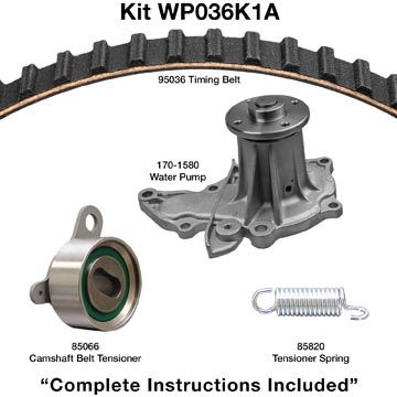 Dayco WP036K1A Engine Timing Belt Kit with Water Pump