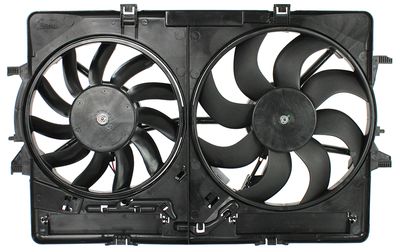 APDI 6010348 Dual Radiator and Condenser Fan Assembly