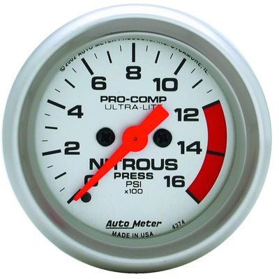 AutoMeter 4374 Nitrous Oxide Pressure Gauge