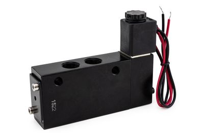 Solenoid Valve, Four-Way Spring Return Valve with Internal Pilot Assist