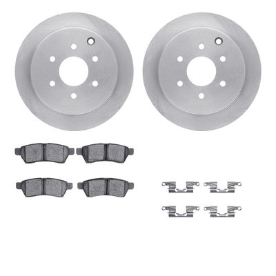 Dynamic Friction Company 6312-67110 Disc Brake Pad and Rotor / Drum Brake Shoe and Drum Kit
