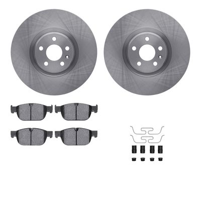 Dynamic Friction Company 6312-27074 Disc Brake Pad and Rotor / Drum Brake Shoe and Drum Kit