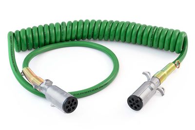 ABS Cable with Zinc Plugs  -  15ft Coiled w/ 12" & 48" Leads