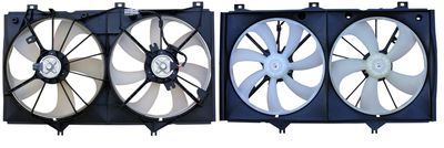 APDI 6034156 Dual Radiator and Condenser Fan Assembly