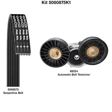 Dayco 5060875K1 Serpentine Belt Drive Component Kit
